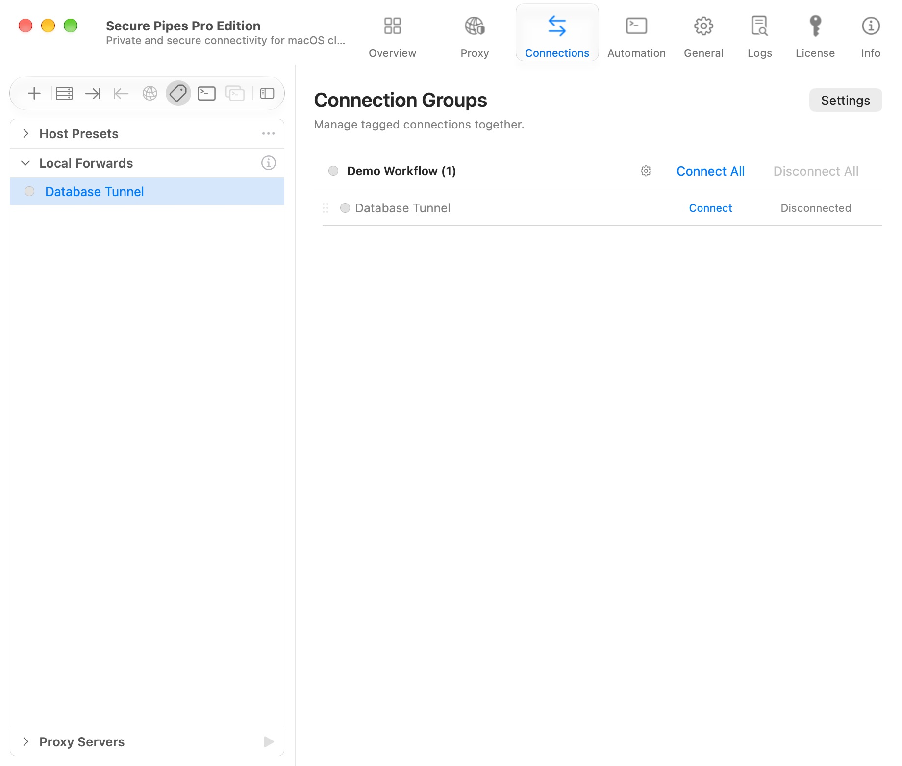 Verbindungen unter dem Tag Demo Workflow
